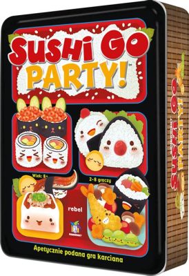 Sushi Go! - Szybka zabawa karciana z uroczymi sushi i ciekawą mechaniką!